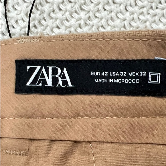 Zara Beige Women's Trousers - Picture 2 of 16